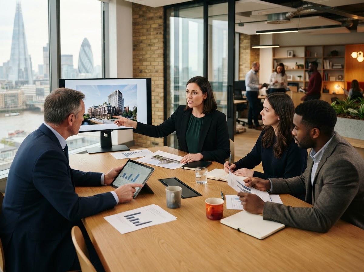 Afriquantum Ai strategic advisory team reviewing predictive risk models